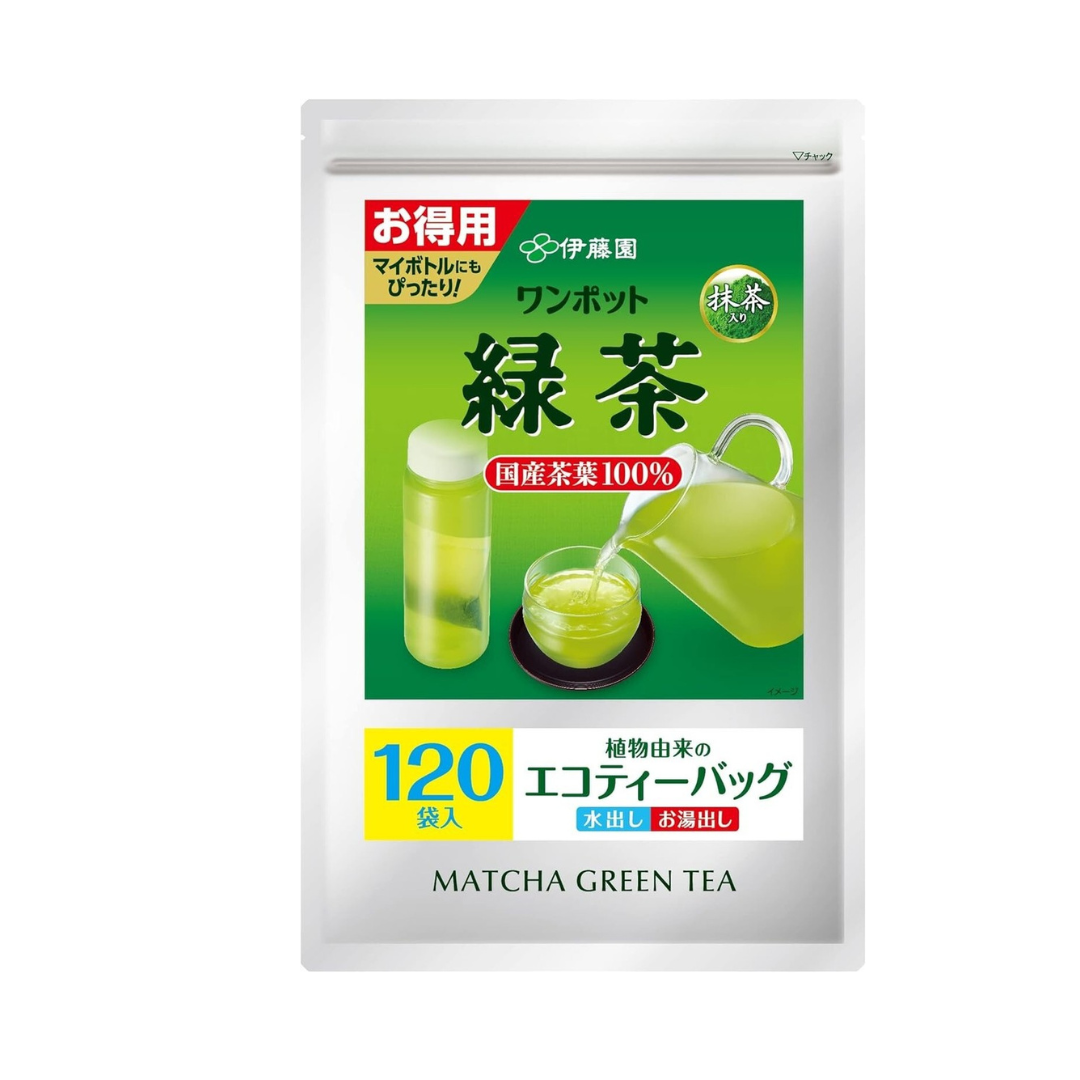 Itoen One Pot Matcha Green Tea Tea Bags Value Pack 2.5g x 120 Bags