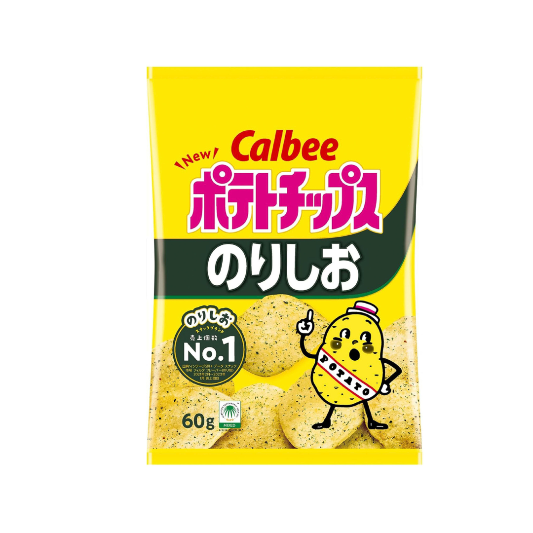 Calbee Norishio Seaweed Salt Flavor Potato Chips 60g