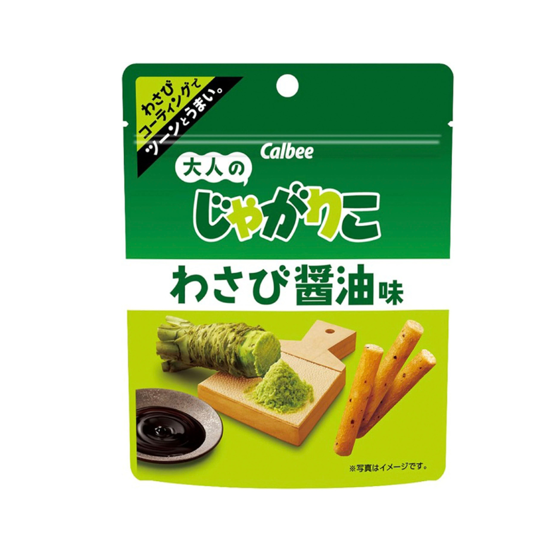 Calbee Adult Jagarico Wasabi Soy Sauce Flavor 38g