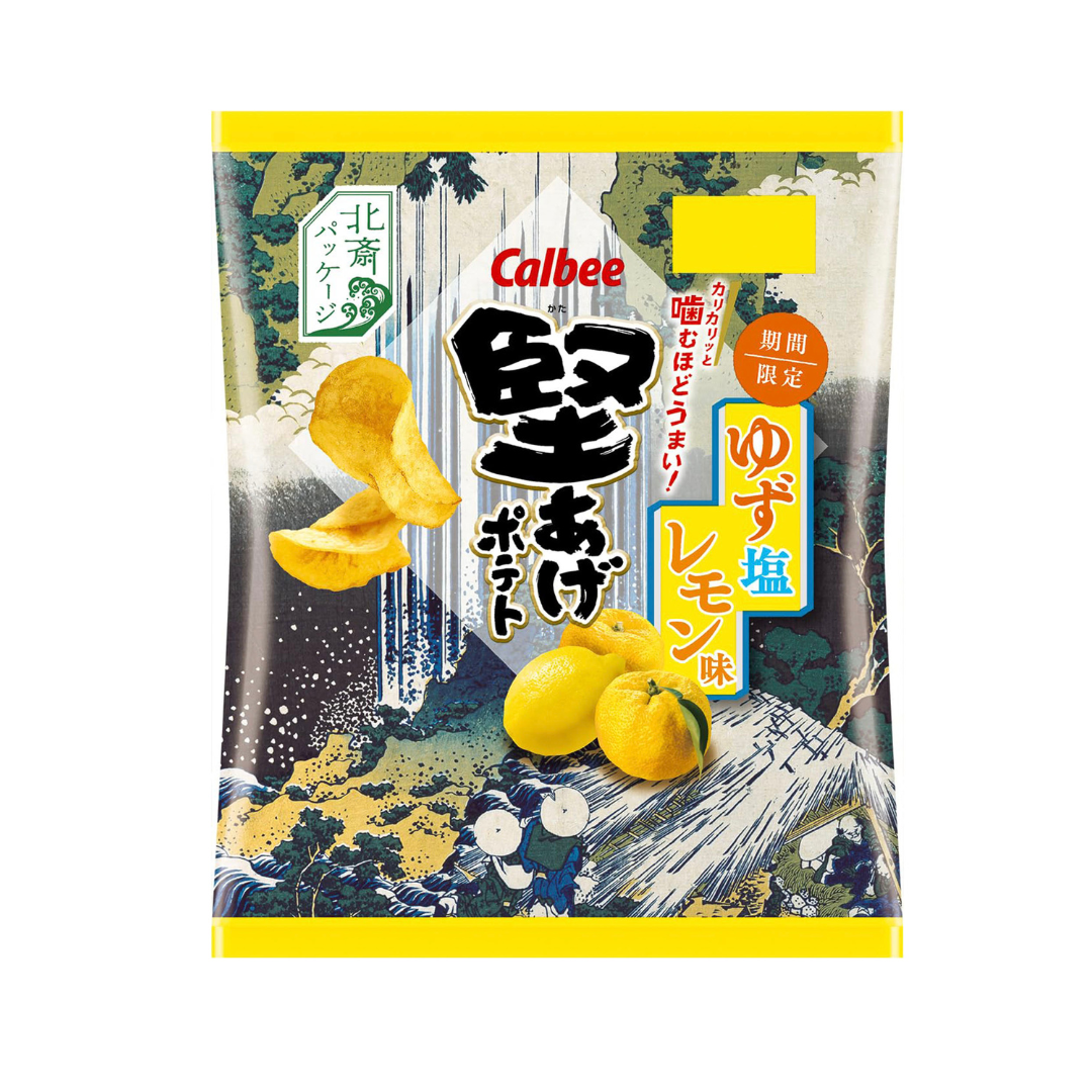 Calbee Hard Aged Potato Yuzu Salt Lemon Flavor