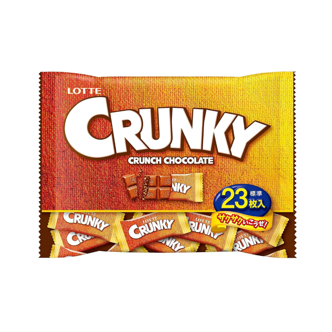 Lotte Crunky Bag (individually wrapped) 81g (23 pieces)