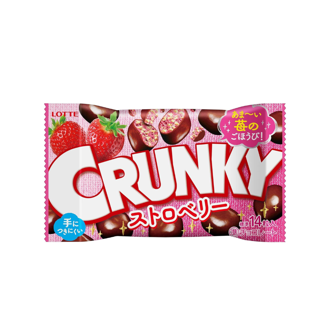 Lotte Crunky Pop Joy (Strawberry) 32g