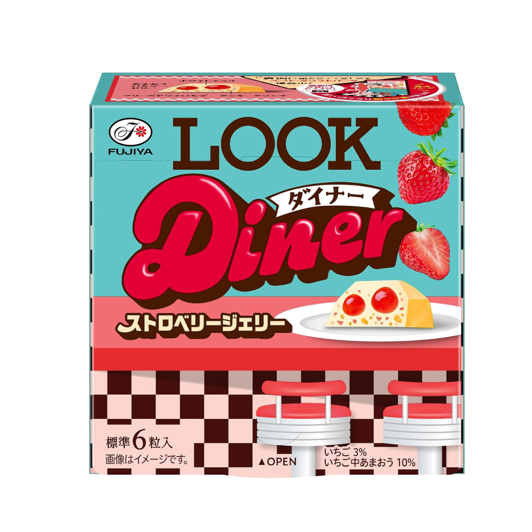 Fujiya Look Diner (Strawberry Jelly) 45g