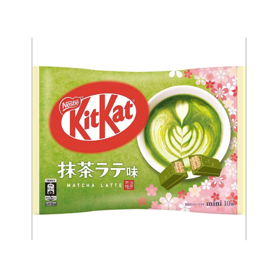 Nestle Japan Kitkat Mini Matcha Latte Flavour | 10 Mini Kitkats Inside | Made in Japan