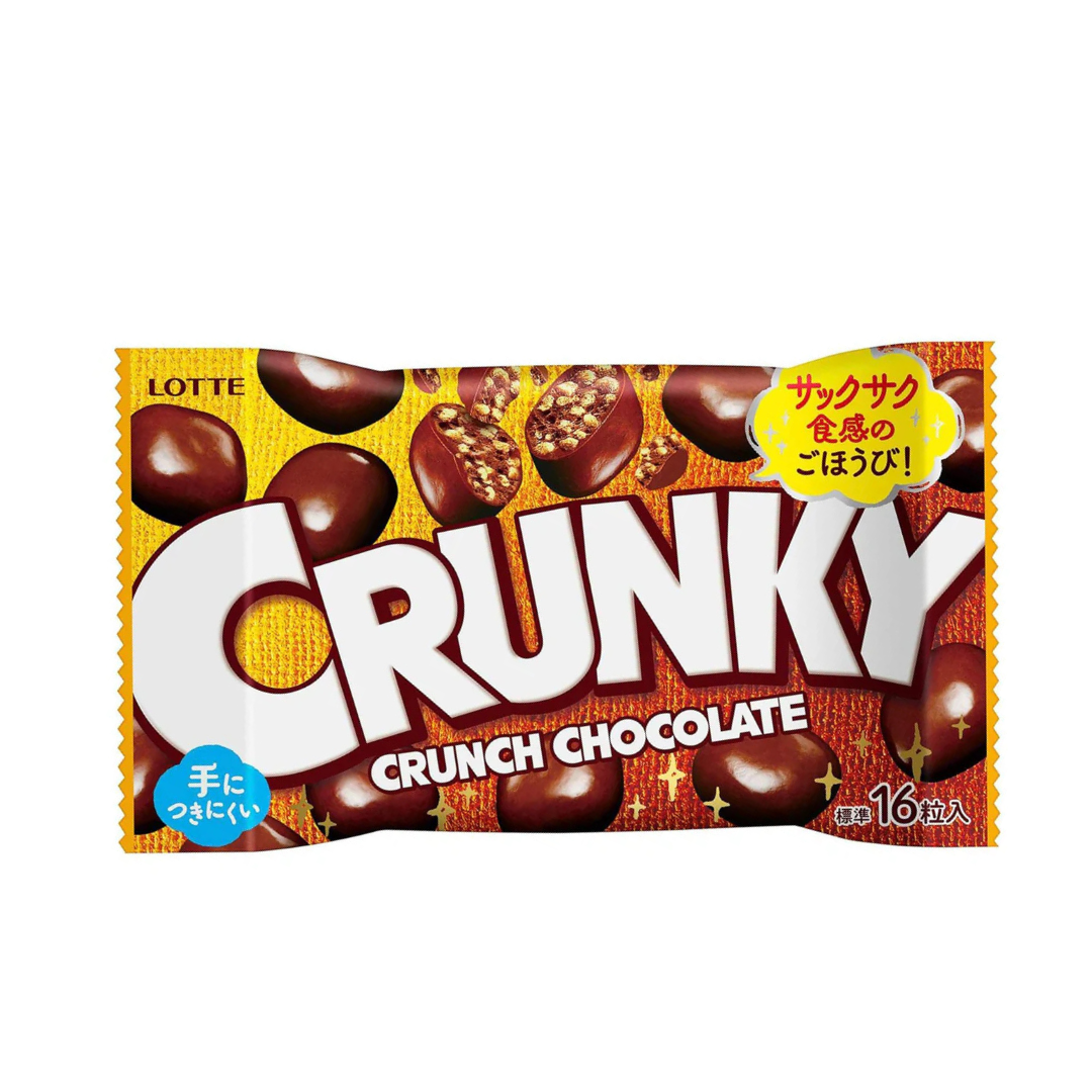 Lotte Crunky Chocolate Pouch 16 pieces 44g