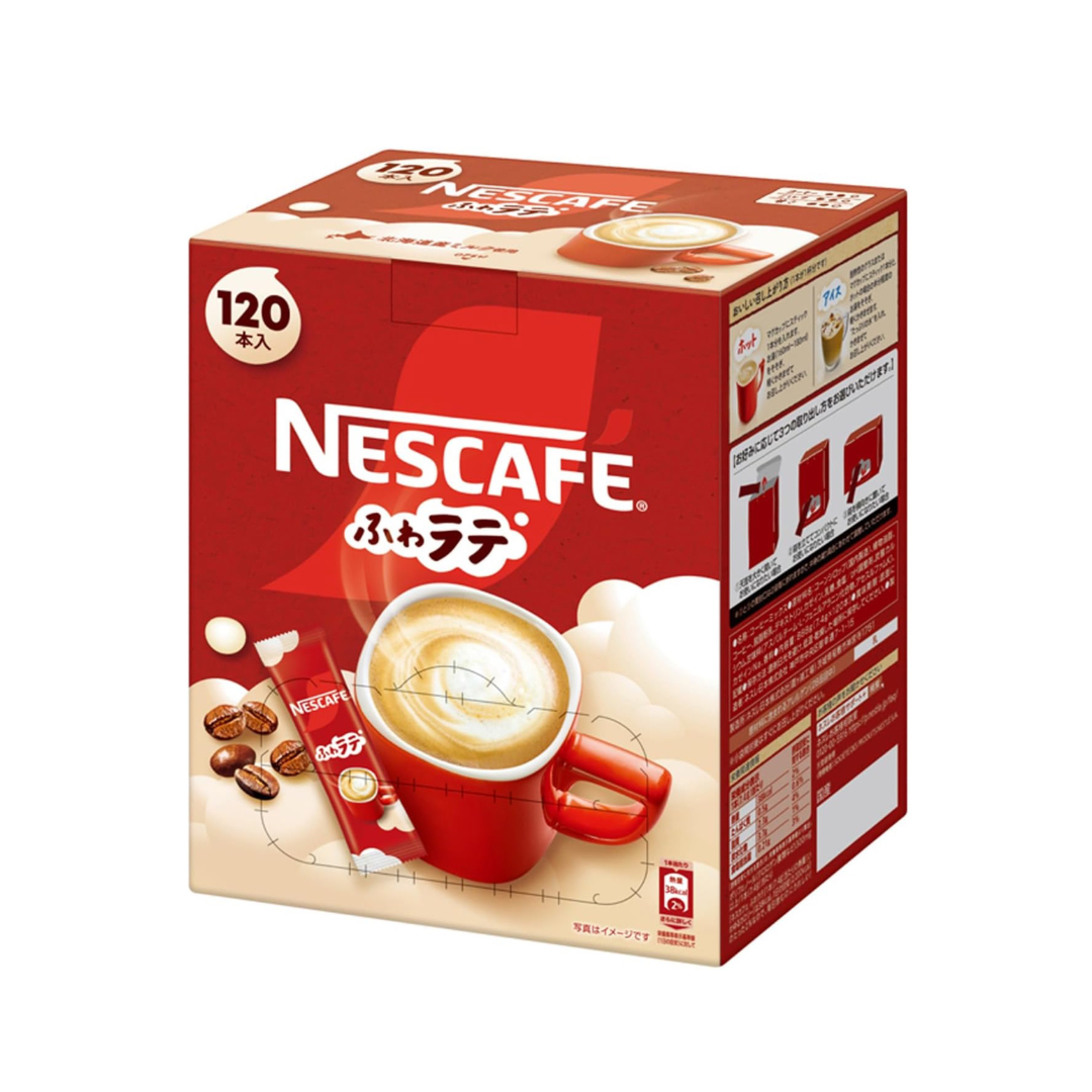 Nescafe Excela Fluffy Latte Stick Coffee 120 Sticks
