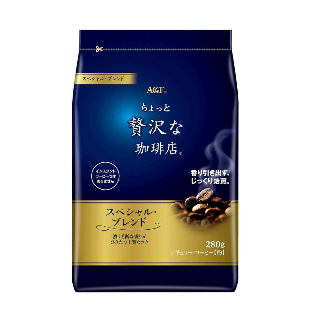 AGF A Little Luxurious Coffee Shop Regular Coffee Powder Special Blend | Made in Japan | Japanese Coffee Powder