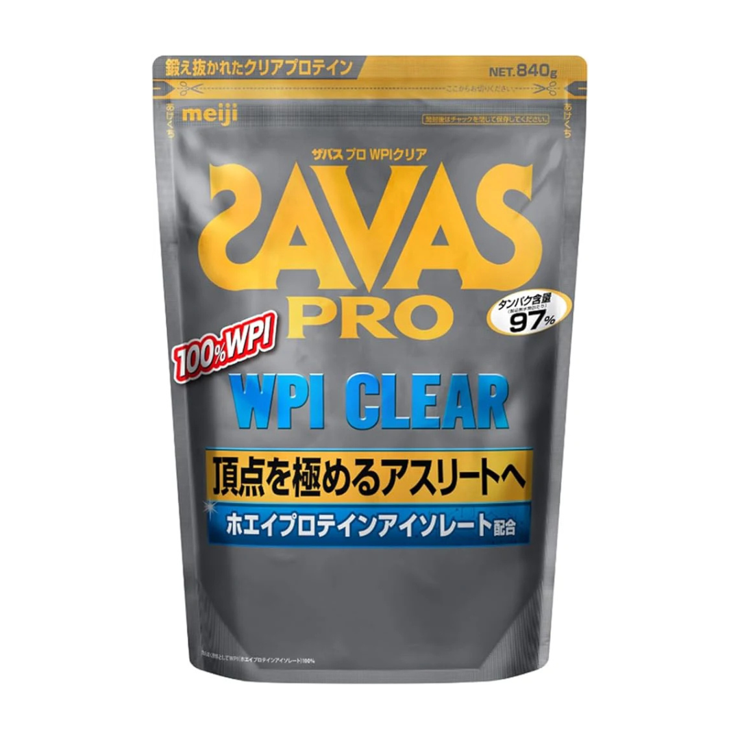 SAVAS Pro WPI Clear 840g (no measuring spoon) Meiji