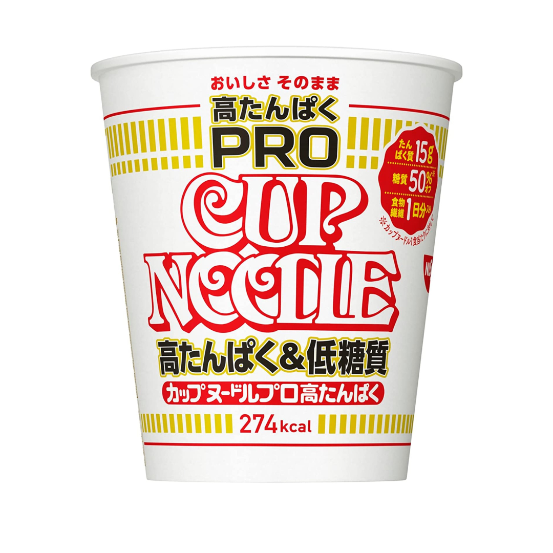 Nissin Foods Cup Noodle PRO High Protein &amp; Low Sugar Content