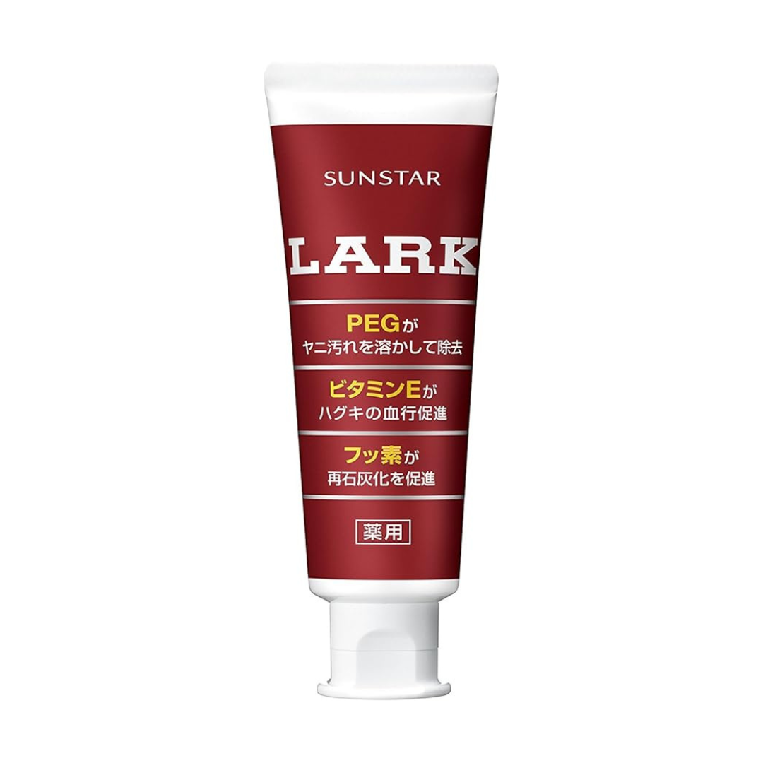 Sunstar LARK Lark Toothpaste, Quasi Drug, Toothpaste, Toothpaste, Toothpaste, Toothpaste, Toothpaste Blended, Fluorine Blended, Prevents Dental Cavities, Gingivitis Prevention, Virginia Mint Type