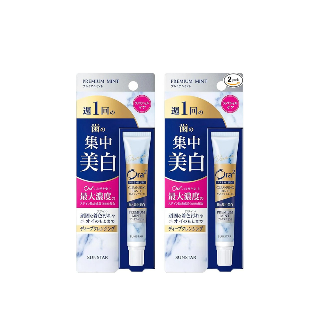 Ora2 Premium Cleansing Paste Whitening Intensive Whitening Toothpaste (Premium Mint) (Once a Week, Toothpaste, Stain, Toothpaste, Toothpaste