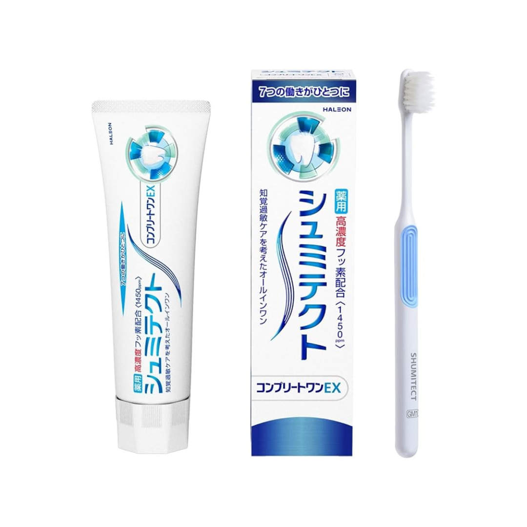 Shumitect Complete One EX (Quasi-Drug) Toothpaste, Hypersensitivity Care, Highly Concentrated Fluorine Formulated