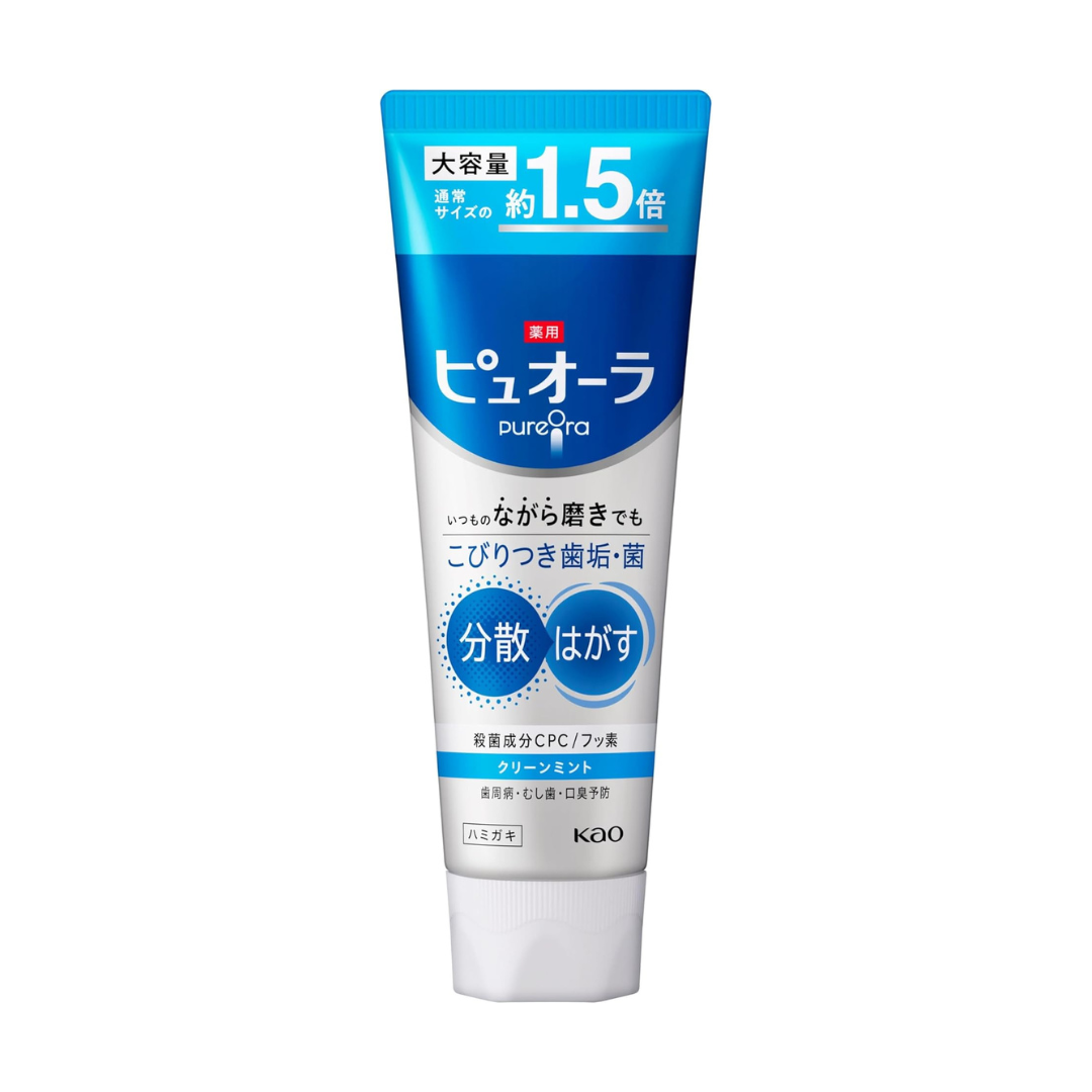 Medicated Puora Toothpaste, Clean Mint, Large Capacity, 6.1 oz (170 g)