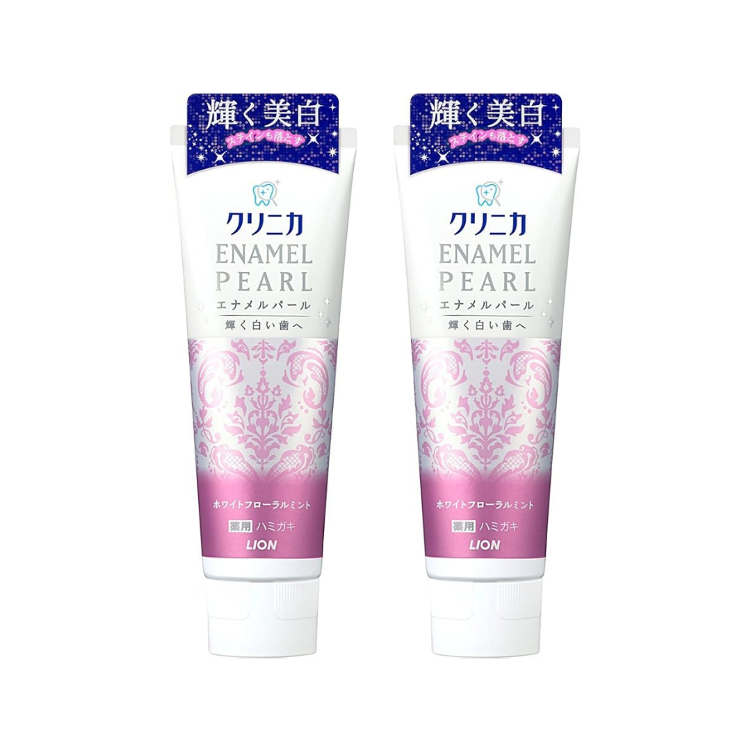 Clinica [Quasi-drug] Enamel Pearl Toothpaste, White Floral Mint, 130g x 2