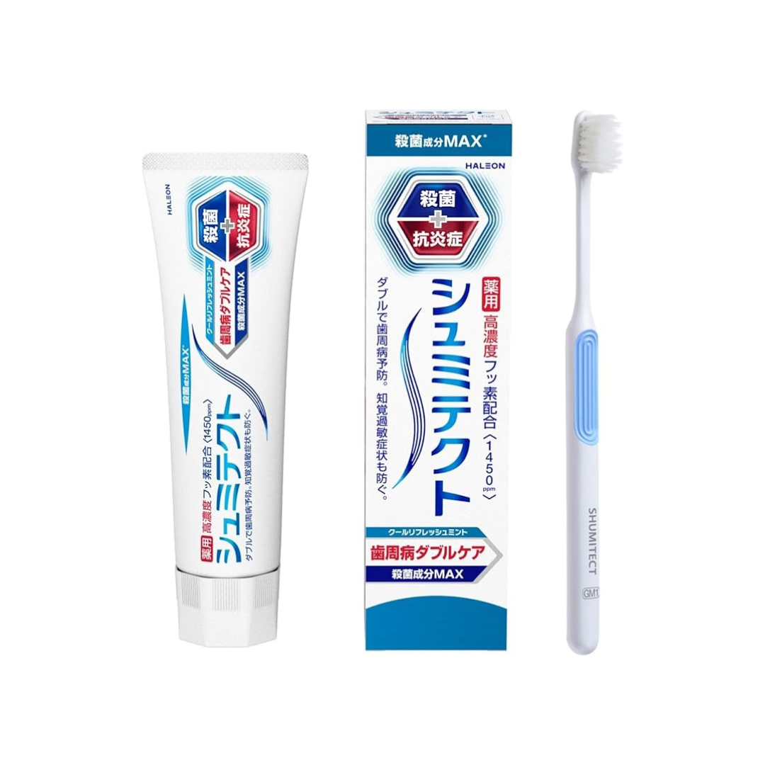 Shumitec Periodontal Disease Double Care EX Cool Mint [Quasi-Drug] Toothpaste Hypersensitivity Care High Concentration Fluorine Formulated
