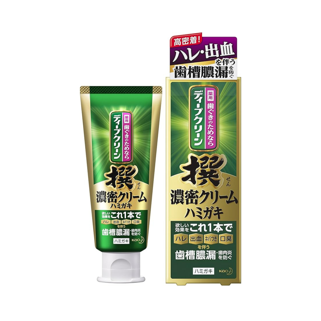 Deep Clean Dense Cream Toothpaste, 3.5 oz (100 g) [Quasi-drug] 1,450 ppm High Concentration Fluorine Formulated