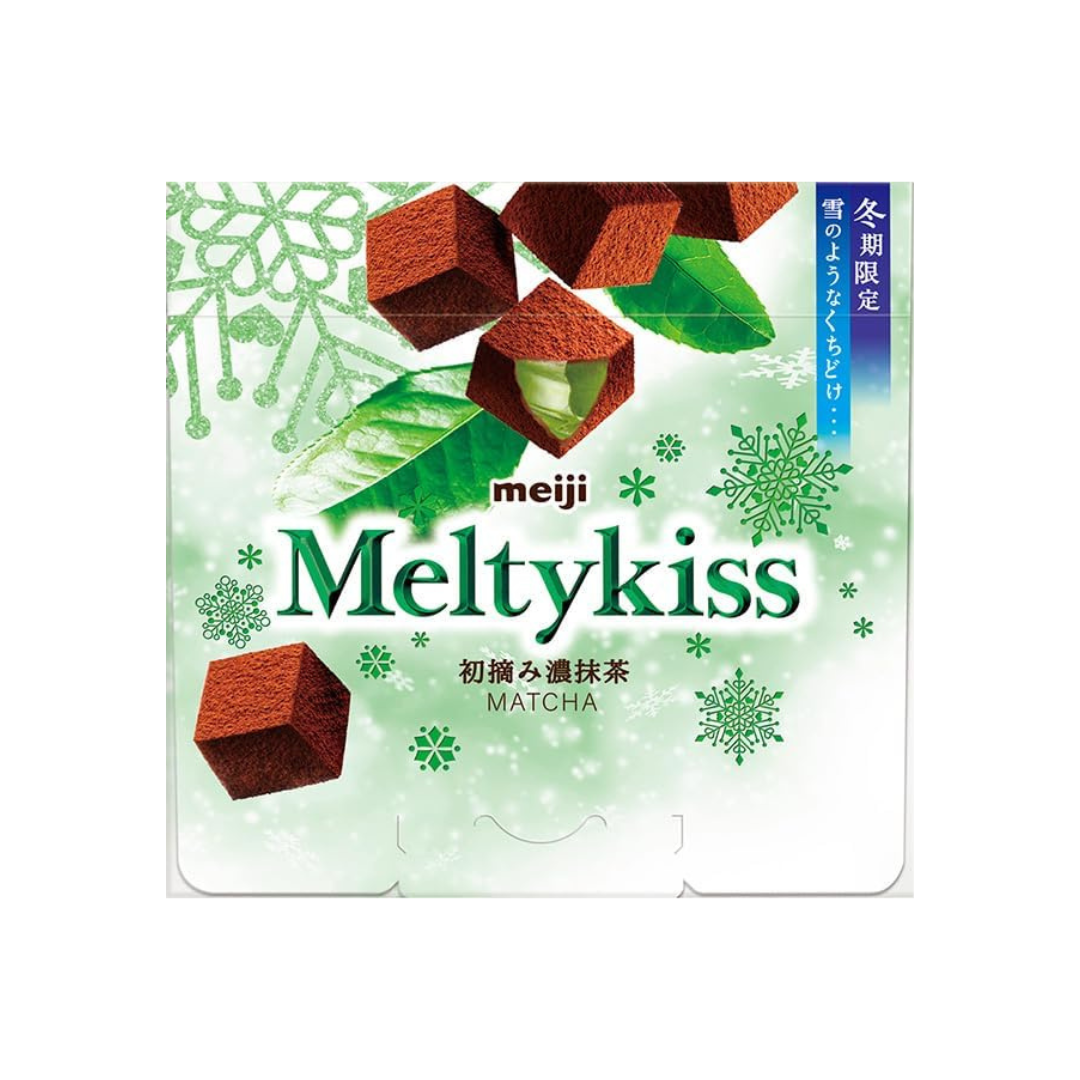 Meiji Melty Kiss, First Picked Dark Matcha, 1.8 oz (53 g) | Made in Japan | Japanese Chocolate