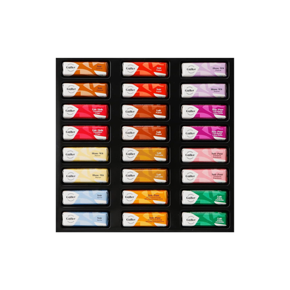 Galler Galley 2024 Mini Chocolate Bar Gift Box | 24 Pieces | Premium Belgian Chocolate for Respect for the Aged Day
