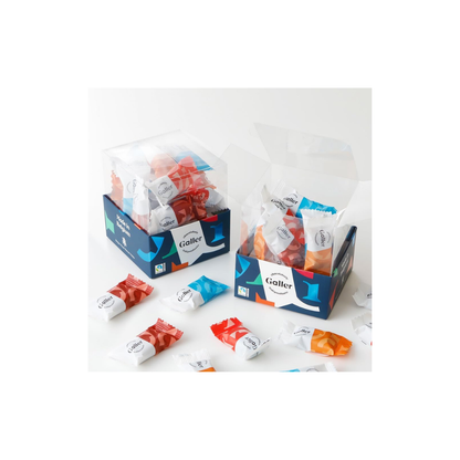 Galler Galley Nano Chocolate Bar Gift Pack | 20 Pieces | Belgian Royal Family Chocolate | Halloween &amp; Senior Gift
