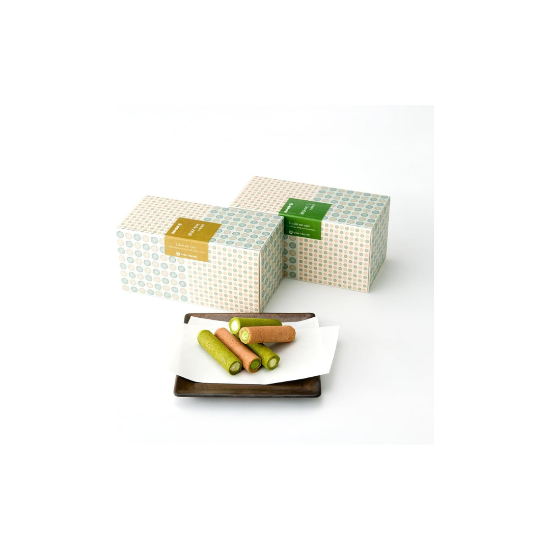 Gion Tsujiri Gion-no-Sato Tsujiri Village Set M – Kyoto Matcha Sweets Assortment Gift