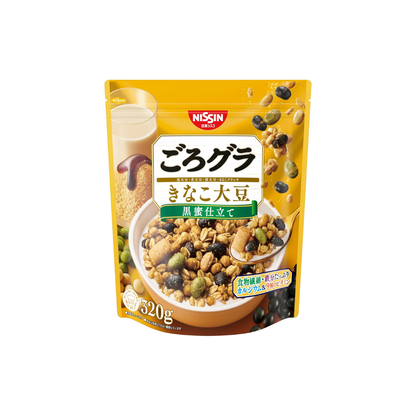 Nissin Cisco Guroro Soy Soybeans Snack, 11.3 oz (320 g) × 6 Bags | Crunchy Japanese Soy Snack
