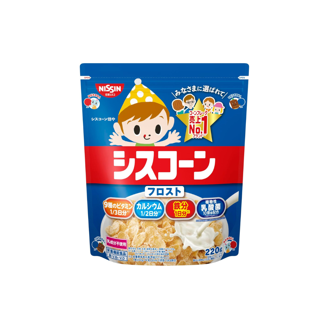 Nissin Cisco Frost, 7.8 oz (220 g) × 8 Bags | Japanese Crunchy Snack
