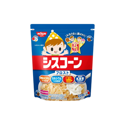 Nissin Cisco Frost, 7.8 oz (220 g) × 8 Bags | Japanese Crunchy Snack