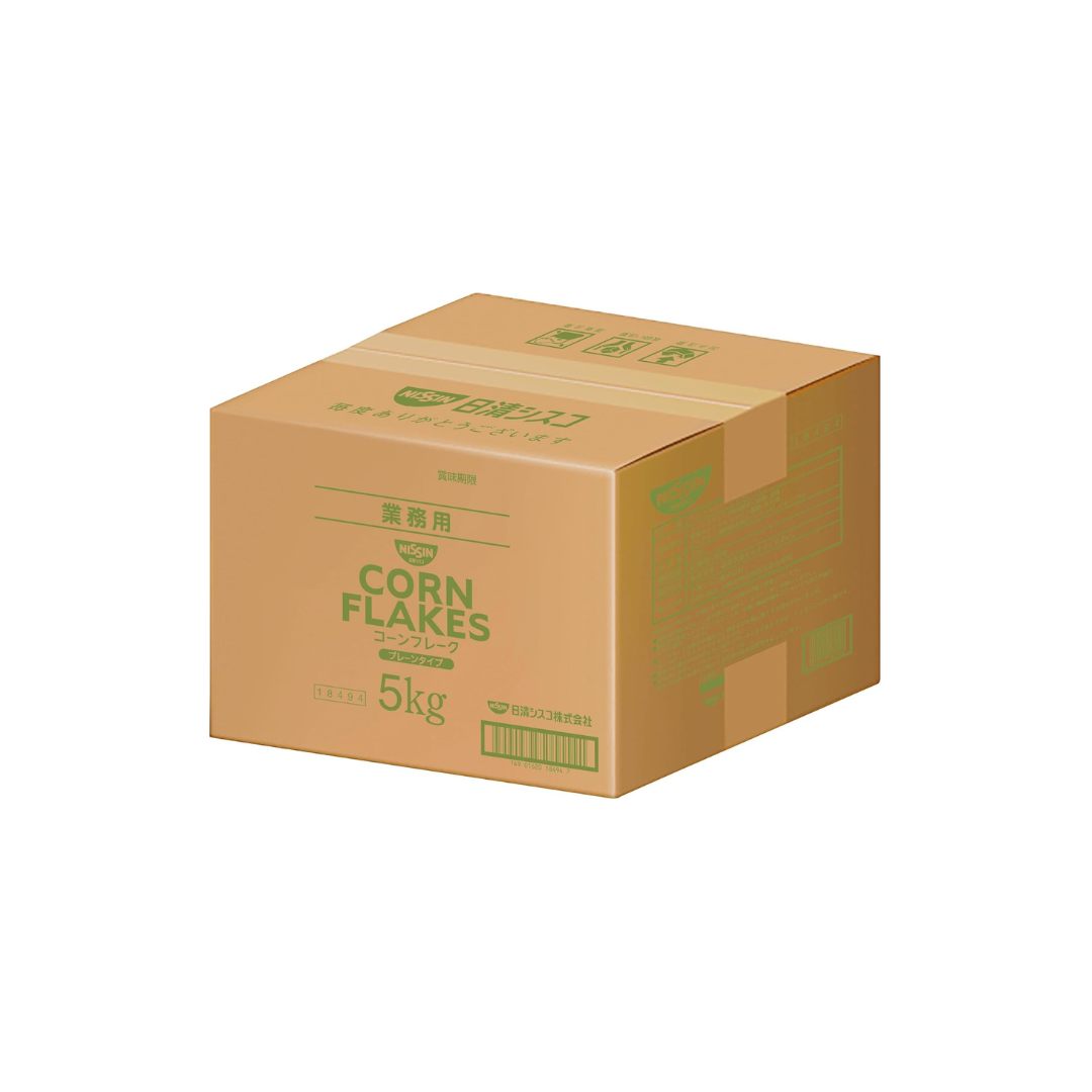 Nissin Cisco Commercial Corn Flakes, 11.0 lbs (5 kg) | Bulk Japanese Breakfast Cereal