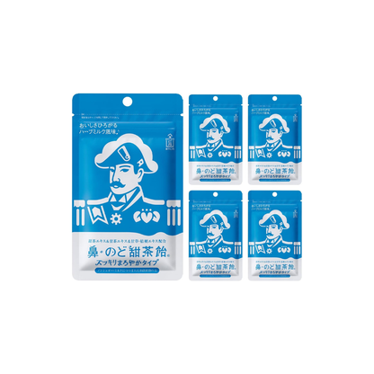 Morishita Jintan Tencha Nose &amp; Throat Lozenges – Menthol Refreshing (5 Packs)