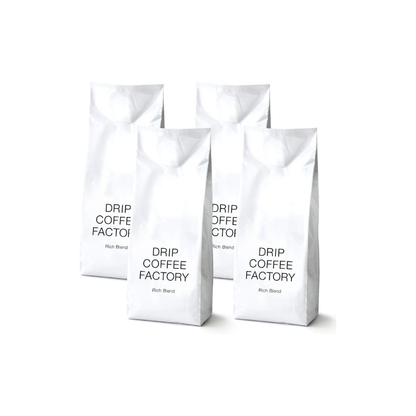 Drip Coffee Factory Rich Blend Coffee Beans – 2 kg (500 g × 4 Bags)