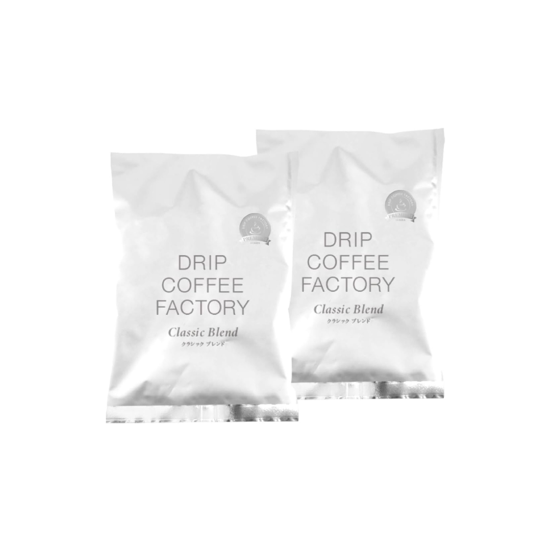 Drip Coffee Factory Classic Blend Coffee – Medium Grind, 400 g (200 g × 2 Bags)