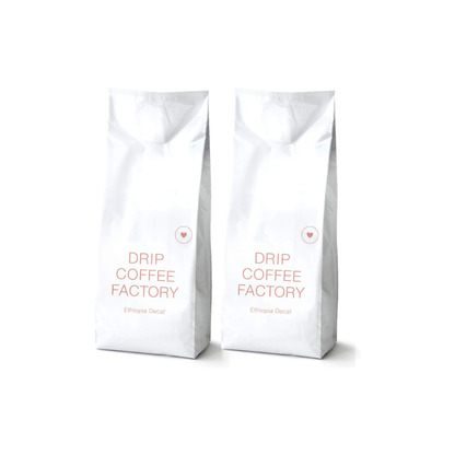 Drip Coffee Factory Ethiopia Decaf Coffee Beans – Whole Beans, 1 kg