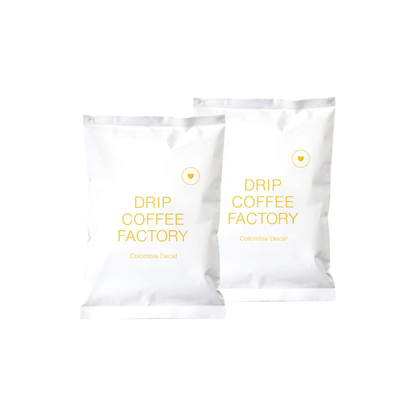 Drip Coffee Factory Colombia Decaf Coffee Powder – Medium Grind, 400 g (200 g × 2 Bags)