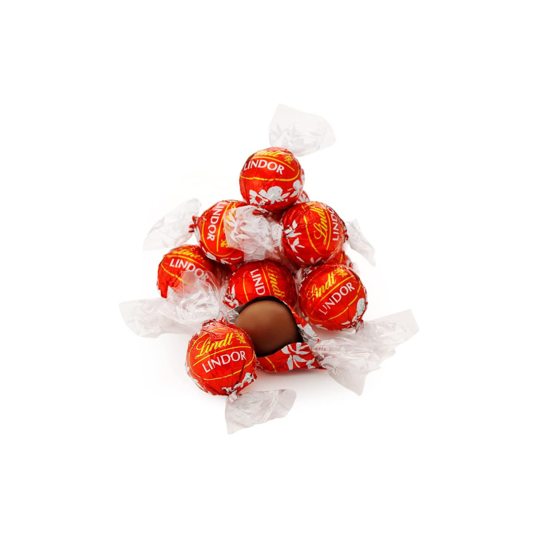 Lindt &amp; Sprüngli Lindor Milk Chocolate 6-Piece Gift Set – Individually Wrapped Premium Sweets