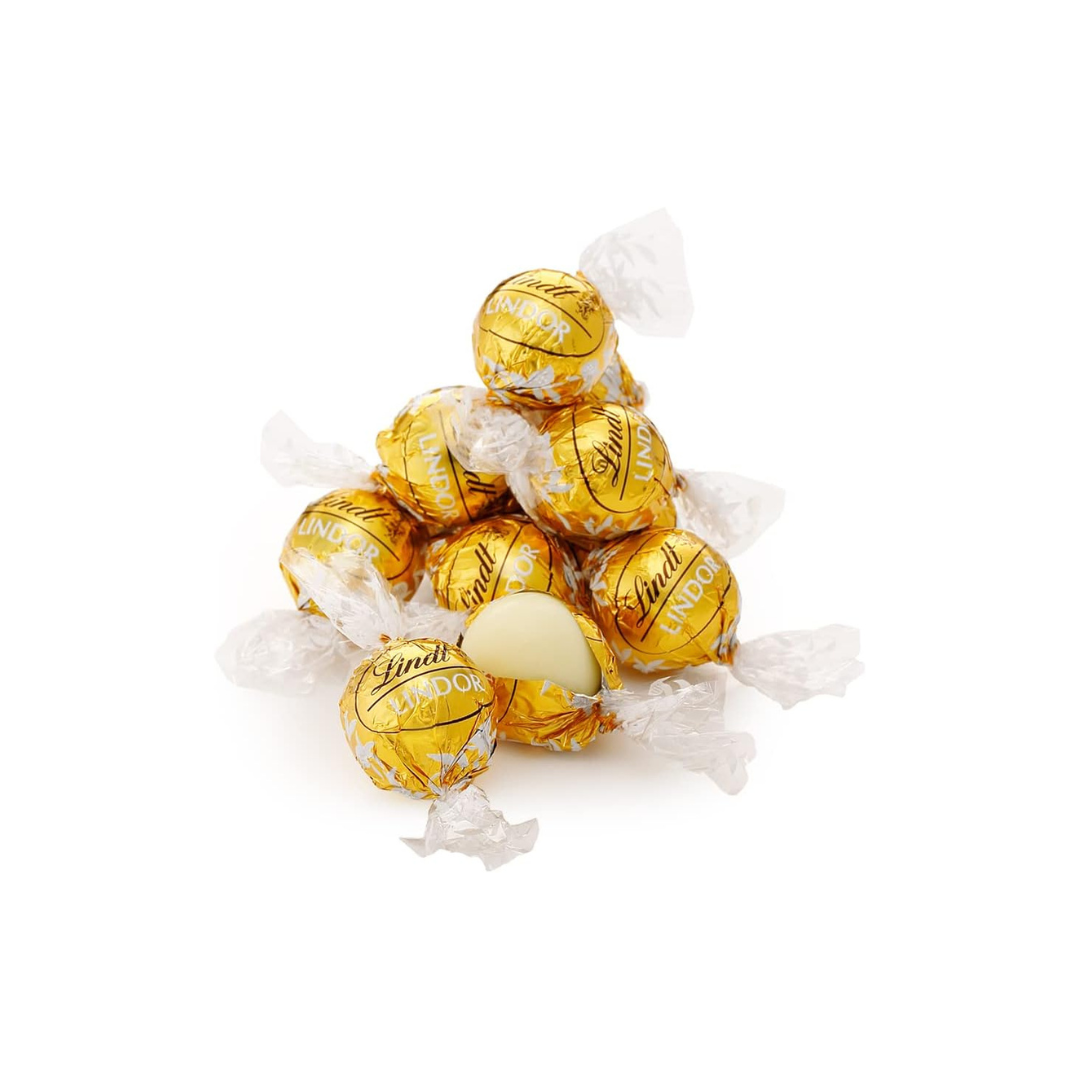 Lindt &amp; Sprüngli Lindor White Chocolate 6-Piece Gift Set – Individually Wrapped Premium Sweets