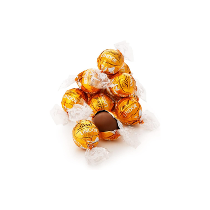 Lindt &amp; Sprüngli Lindor Caramel Chocolate Gift – Individually Wrapped Premium Sweets