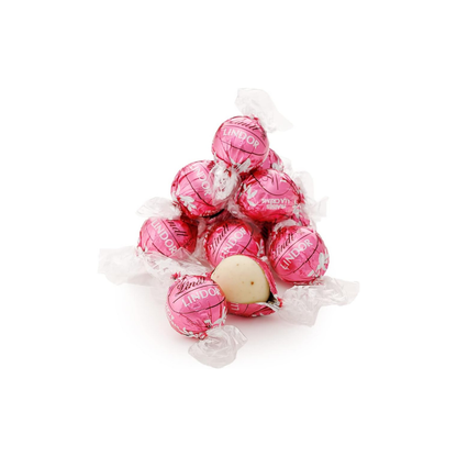 Lindt &amp; Sprüngli Lindor Strawberry &amp; Cream Chocolate – Individually Wrapped Halloween Gift Sweets