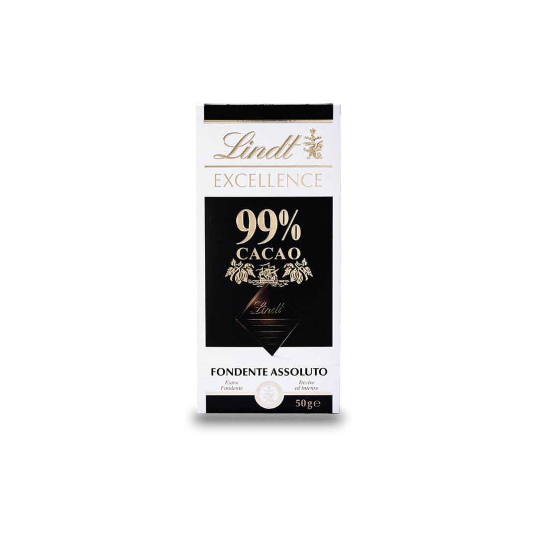 Lindt &amp; Sprüngli Lindt Excellence 99% Cacao Dark Chocolate Bar – 1.8 oz (50 g)