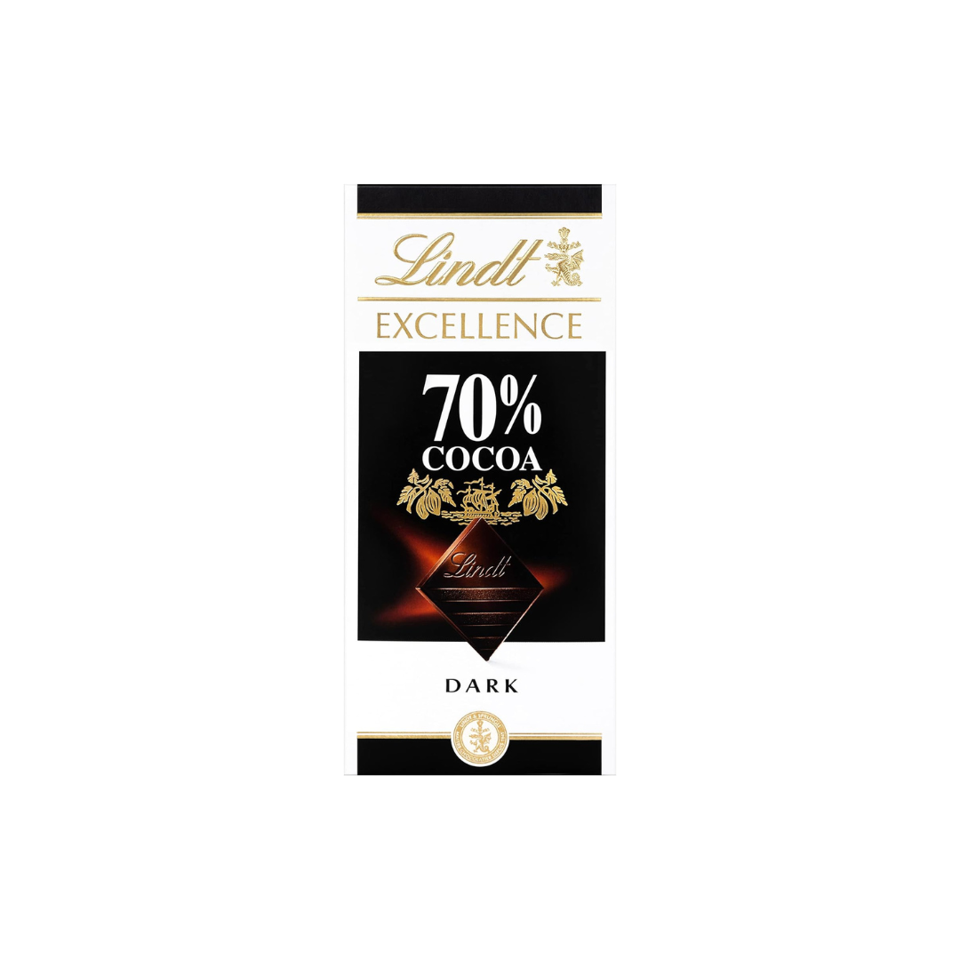 Lindt &amp; Sprüngli Lindt Excellence 70% Cocoa Dark Chocolate Bar – 3.5 oz (100 g)