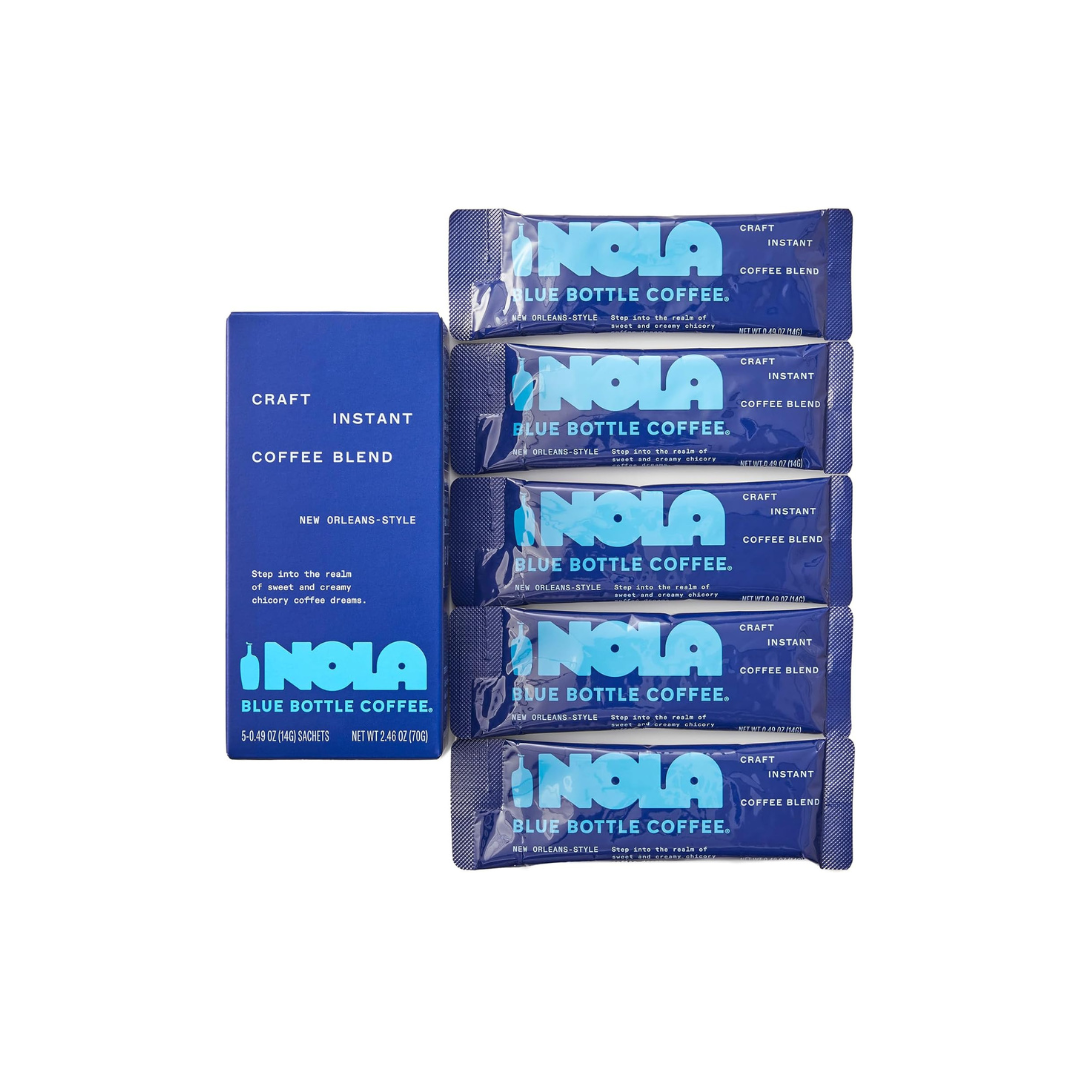 Blue Bottle Coffee Craft Instant Coffee Blend Nora – Set of 5 Single-Serve Sachets