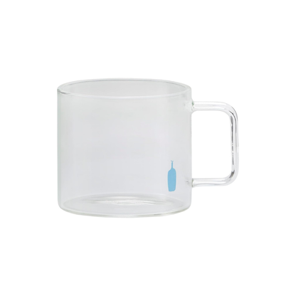 Blue Bottle Coffee Glass Mug – Elegant Clear Coffee Cup