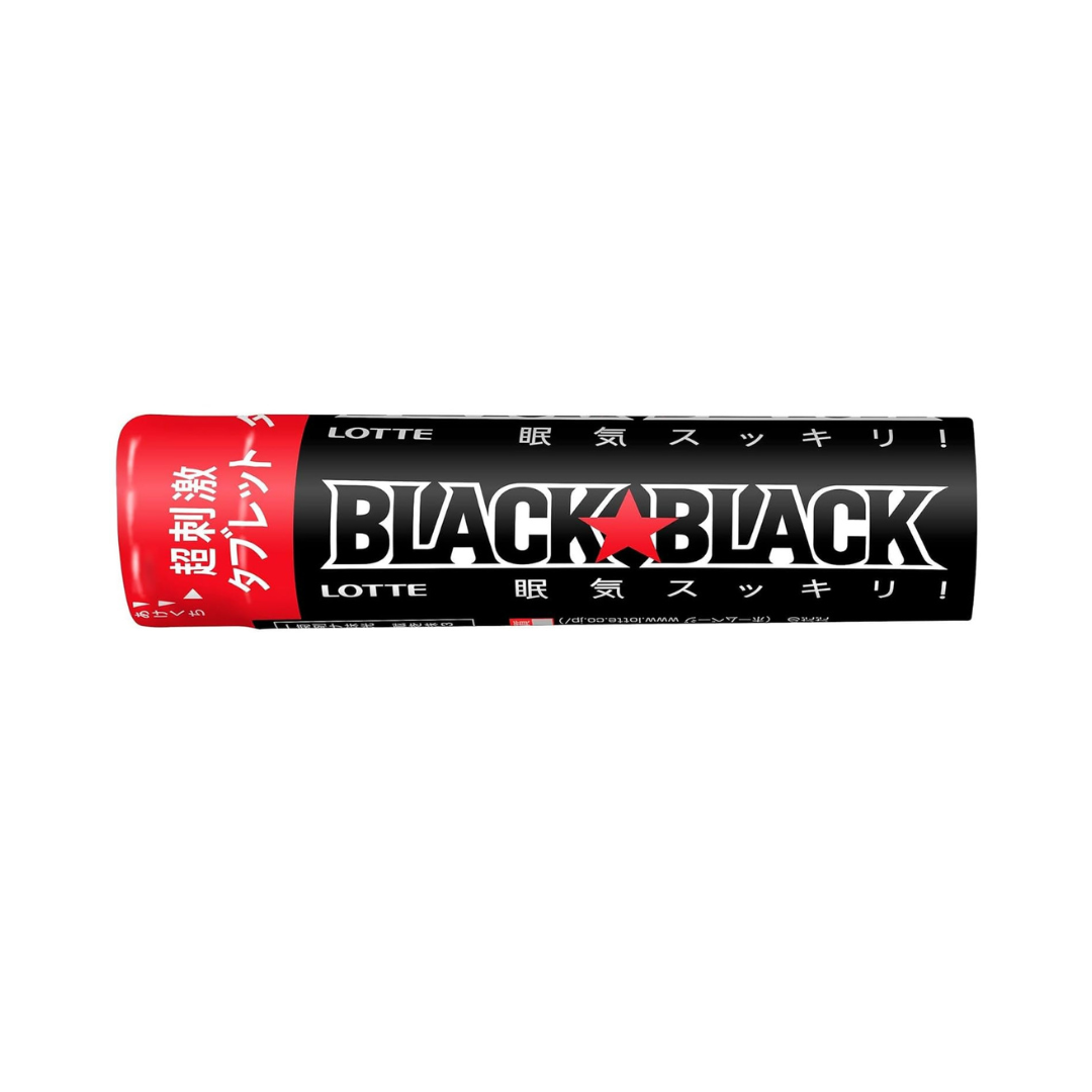 Lotte Black Black Tablets Candy (Strong Type) 32g | Made in Japan