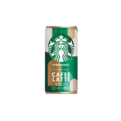 Starbucks MY COFFEE TIME Cafe Latte Canned Coffee 185g | Pack of 30 Cans | Made in Japan
