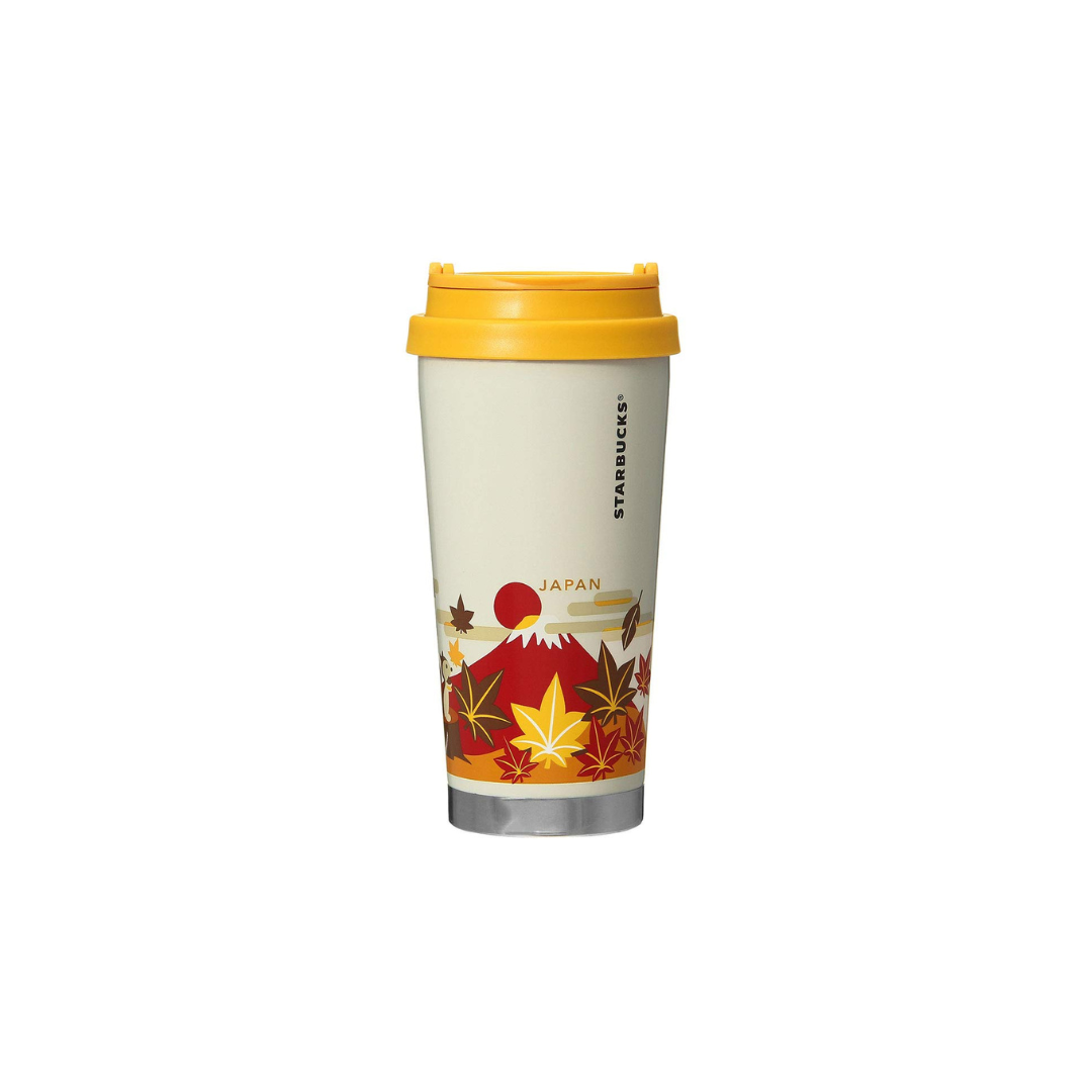 STARBUCKS Starbucks You Are Here Collection Stainless Steel Tumbler, Japan, Autumn, 16.5 fl oz (473 ml), Japanese Style, Autumn Leaves, Slow, Chestnut, 15 Nights, Moon, Castle, Tatama, Autumn, Mt. Fuji Yellow, Limited Edition