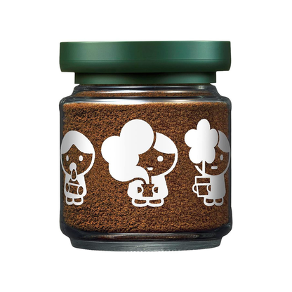 AGF Blendy COFFEE BOY Collaboration Instant Coffee Decoration Jar 80g [Refillable Jar] [Coffee that dissolves in water] [Coffee Canister] | Made in Japan