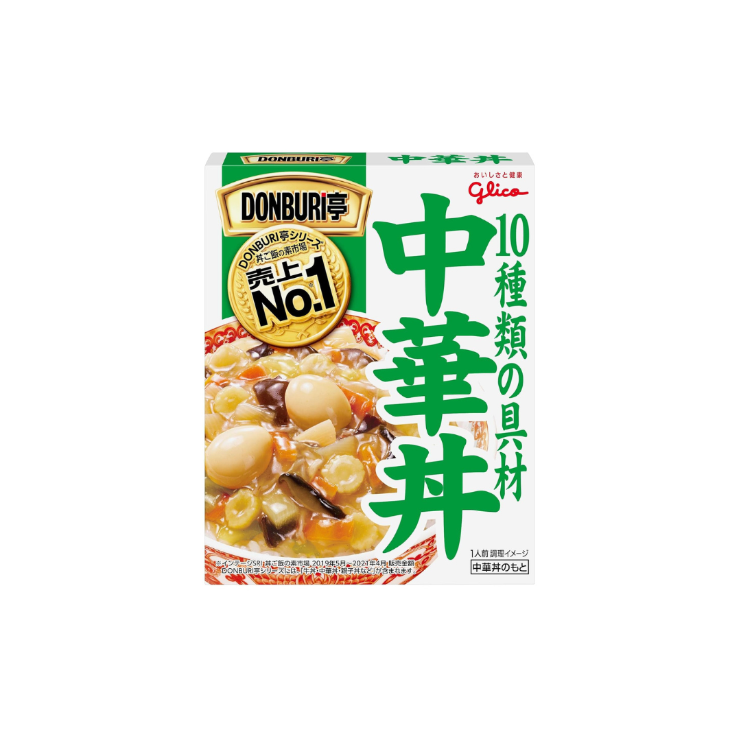 Glico DONBURI-tei Chinese Bowl 210 GM (Pack of 3) (Made in Japan)