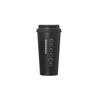Starbucks Stainless Steel TOGO Logo Tumbler 473ml (16.6oz) – Matte Black | Insulated Travel Coffee Cup