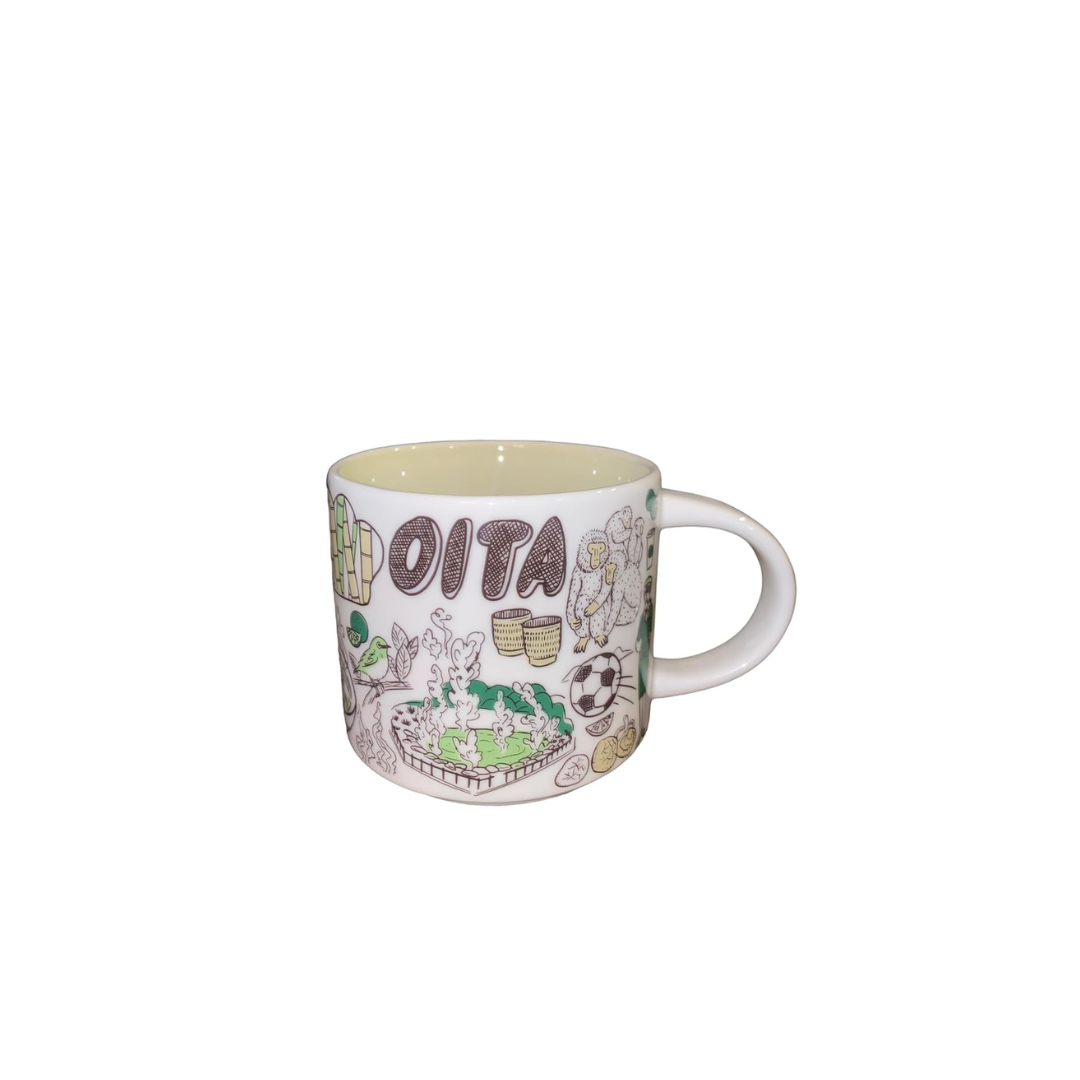 Starbucks 2021 Oita “Been There Series” Mug 414ml – Japan Limited Edition Ceramic Coffee Cup