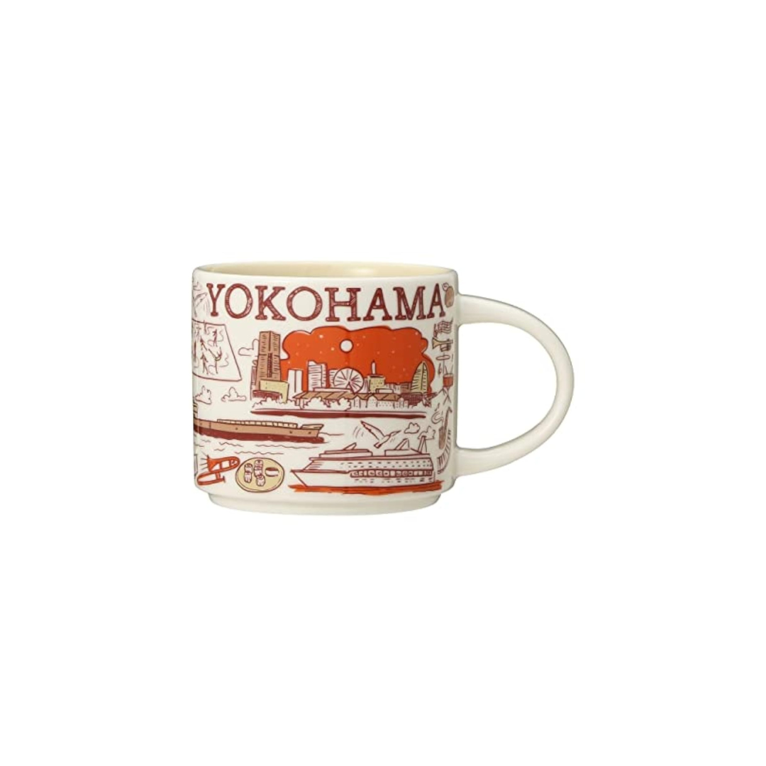 Starbucks Japan Yokohama “Been There Series” Mug 414ml (14oz) – Limited Edition Ceramic Coffee Cup