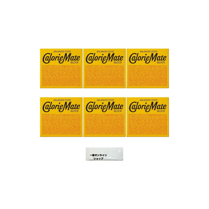 Otsuka Pharmaceutical Calorie Mate Block Cheese Flavor – Pack of 4 x 6 | Balanced Nutrition Snack